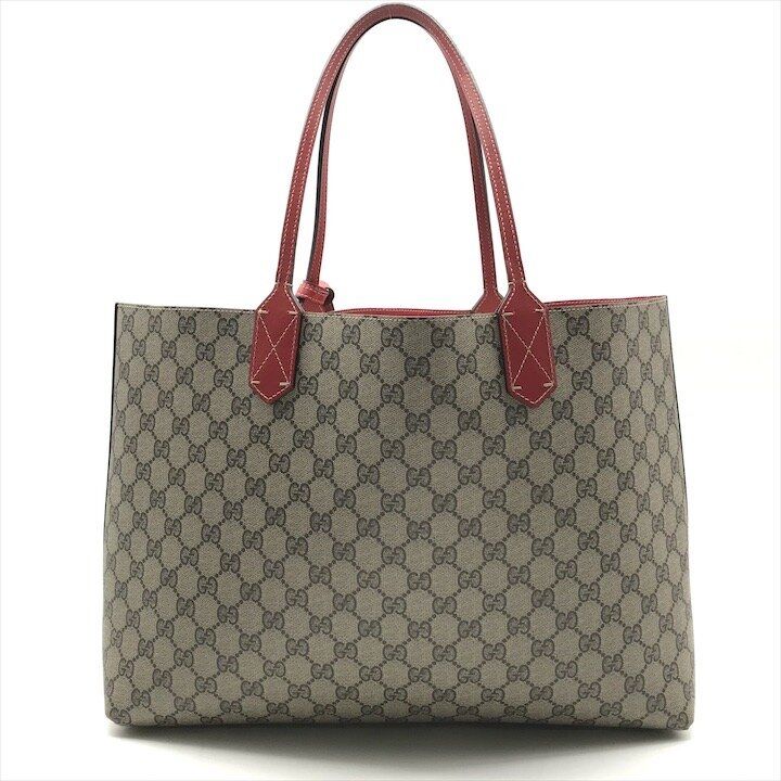 Gucci Tote GG Supreme Reversible Vintage Beige — view 3
