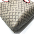 Gucci Tote GG Supreme Reversible Vintage Beige — view 5