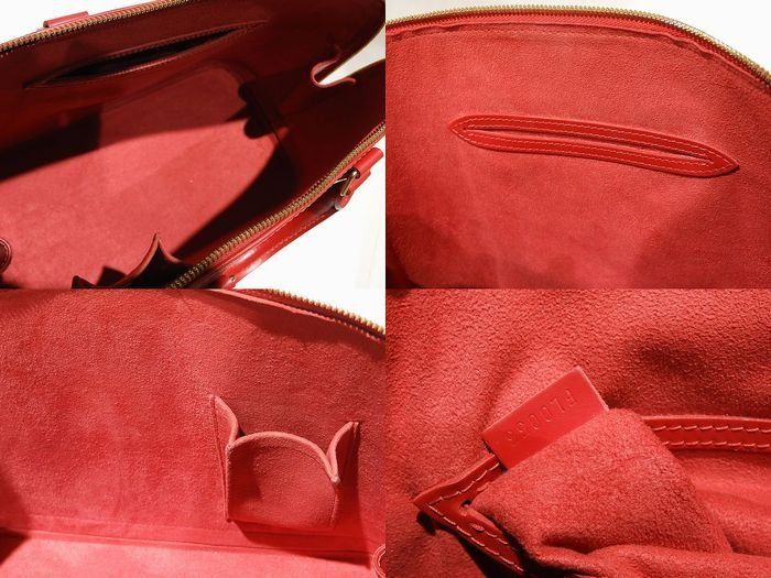 Louis Vuitton Alma Handbag Epi Red Tote — view 4
