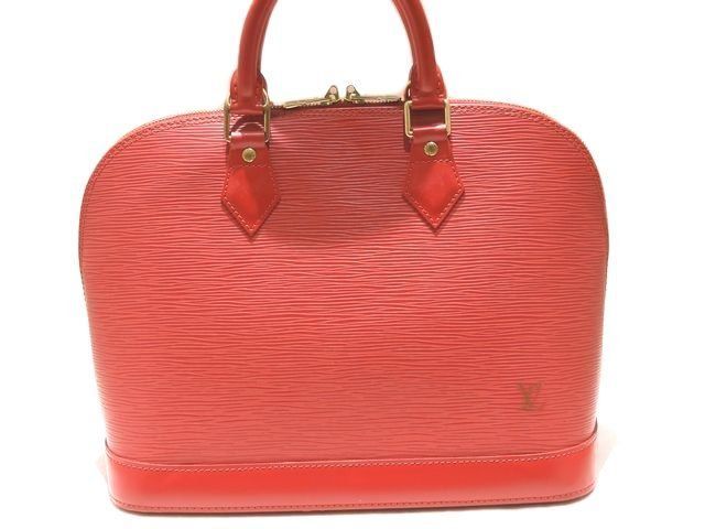 Louis Vuitton Alma Handbag Epi Red Tote