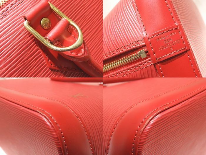 Louis Vuitton Alma Handbag Epi Red Tote — view 3