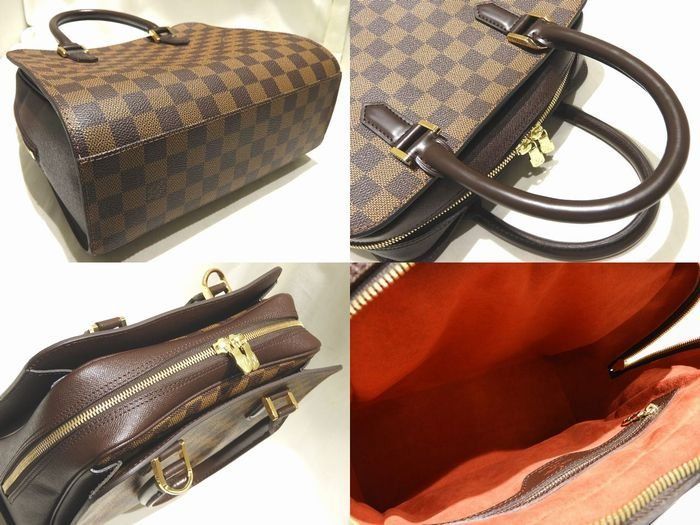 Louis Vuitton Triana Handbag Damier Ebene Tote — view 2
