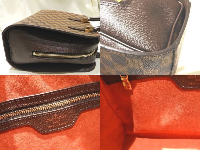 Louis Vuitton Triana Handbag Damier Ebene Tote — view 3