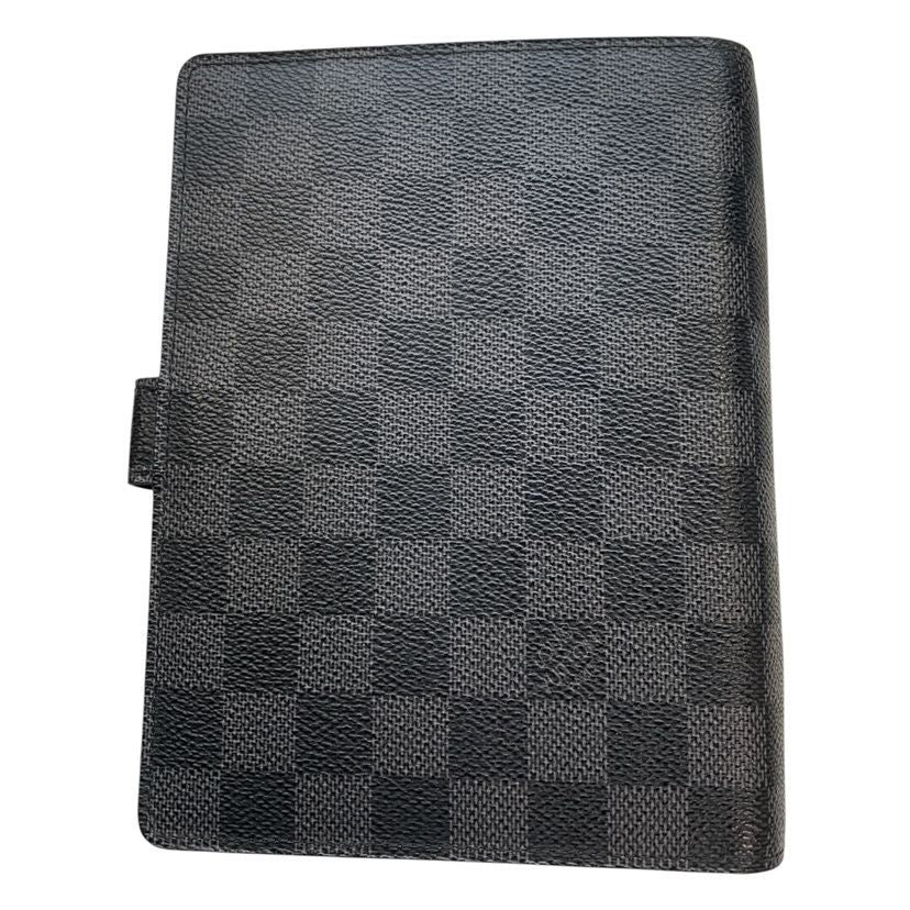 Louis Vuitton Damier Graphite Agenda MM Planner Cover Ring — view 2