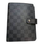 Louis Vuitton Damier Graphite Agenda MM Planner Cover Ring