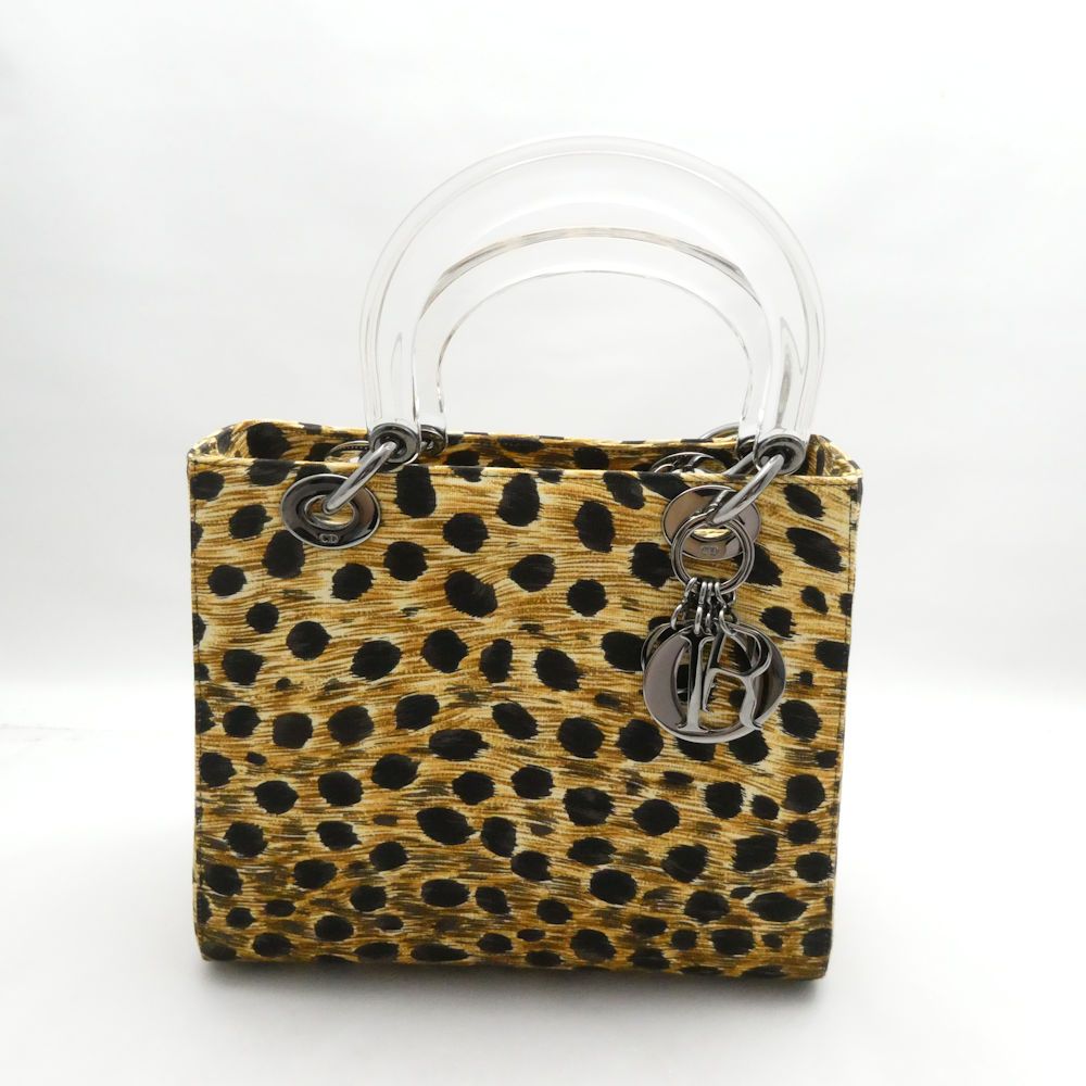 Dior Handbag 2-Way Shoulder Leopard Purse — view 2