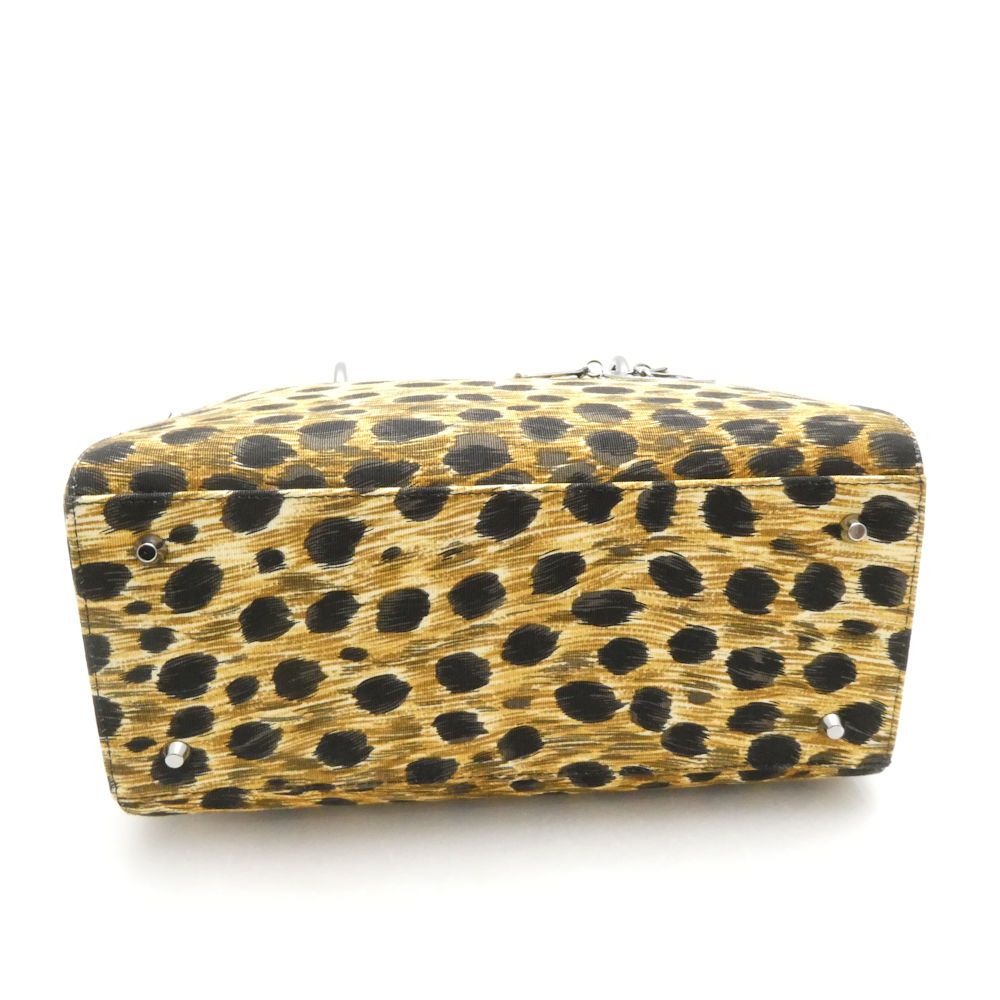 Dior Handbag 2-Way Shoulder Leopard Purse — view 6