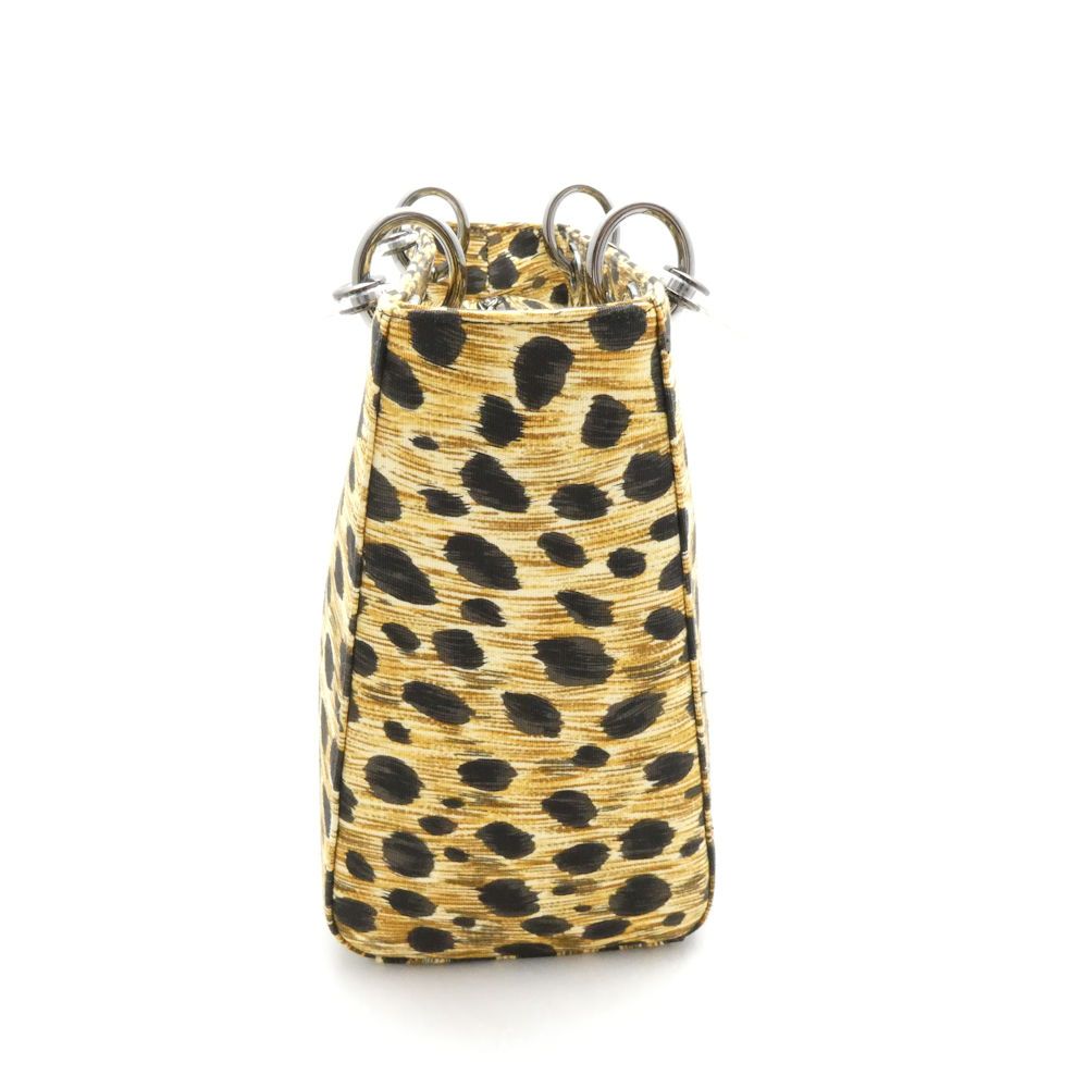 Dior Handbag 2-Way Shoulder Leopard Purse — view 4