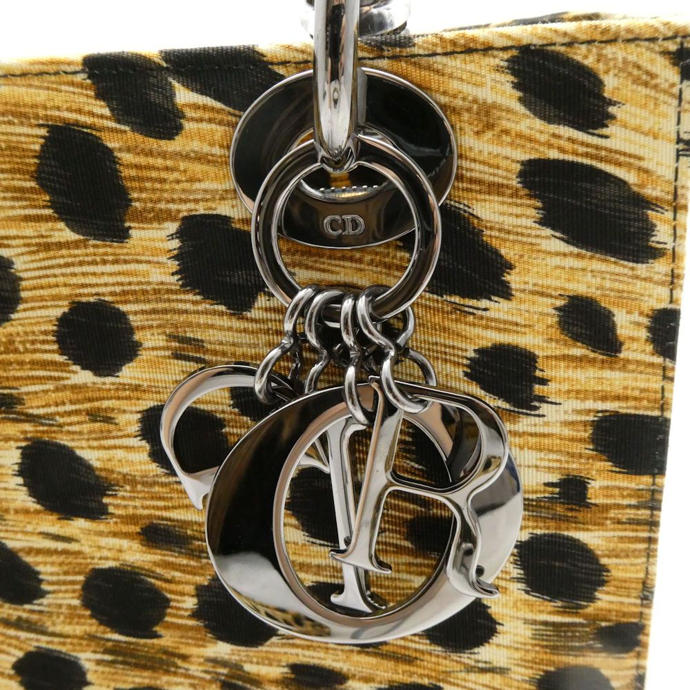 Dior Handbag 2-Way Shoulder Leopard Purse — view 7