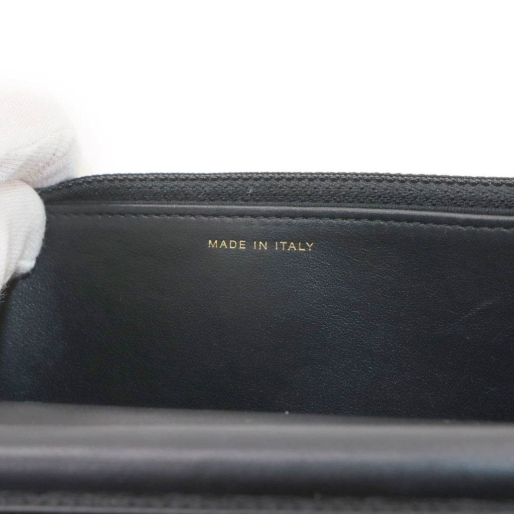 Chanel Boy Chain Wallet Caviar Leather Black Shoulder Bag — view 8