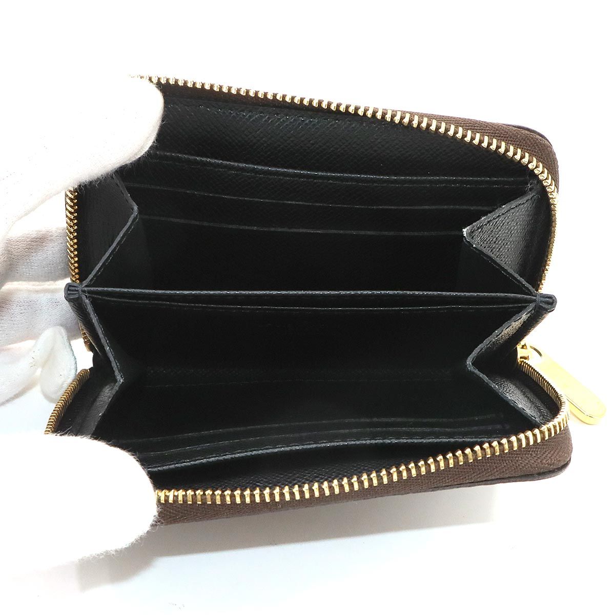 Louis Vuitton Monogram Giant Zippy Coin Purse Brown — view 5