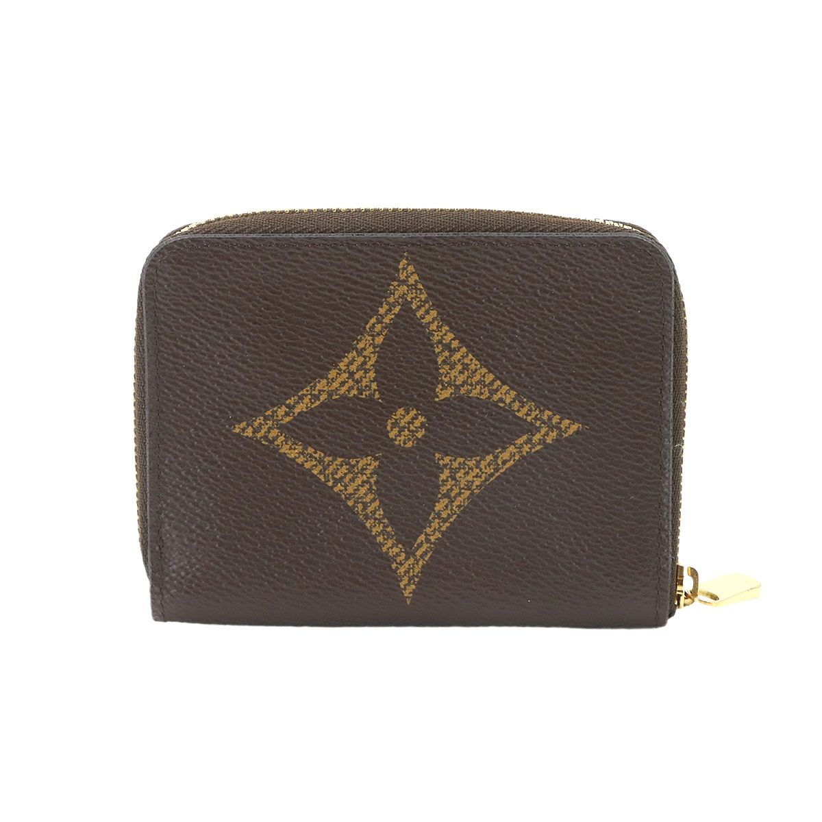Louis Vuitton Monogram Giant Zippy Coin Purse Brown — view 2