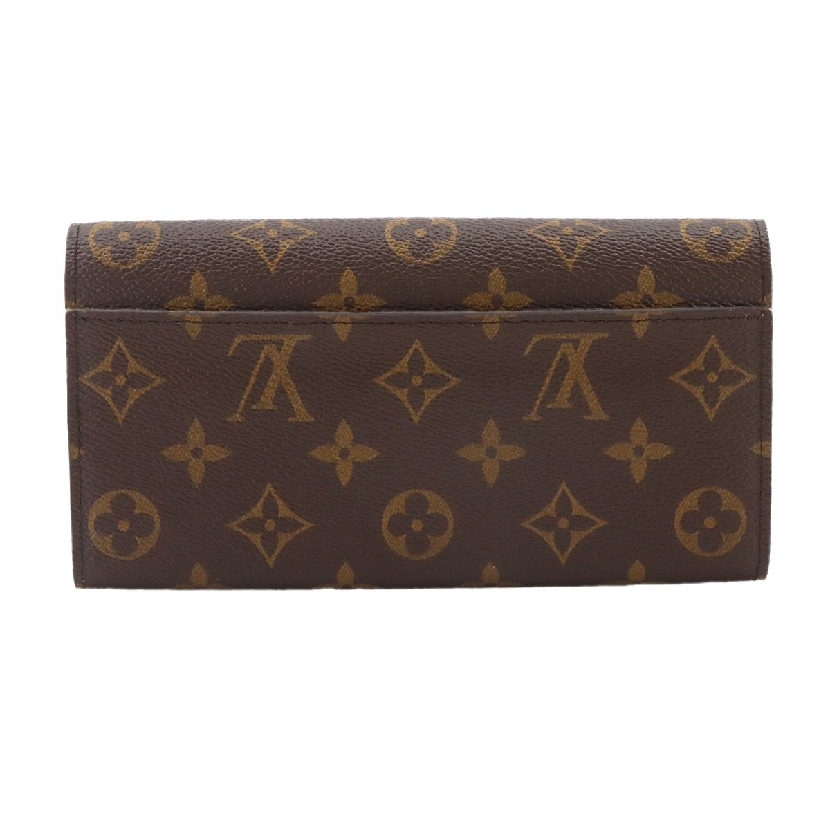 Louis Vuitton Monogram Portefeuille Sarah Bifold Wallet Brown — view 3