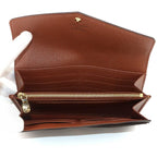 Louis Vuitton Monogram Portefeuille Sarah Bifold Wallet Brown — view 7