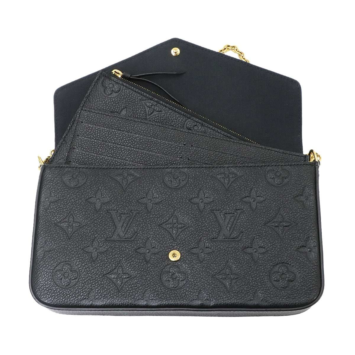 Louis Vuitton Monogram Empreinte Pochette Felicie Chain Wallet Leather Shoulder — view 7