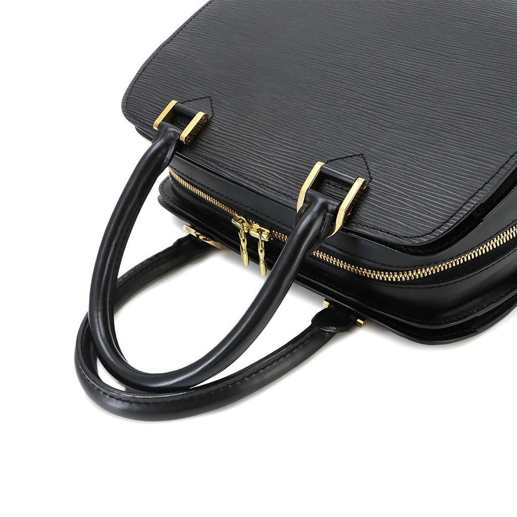 Louis Vuitton Epi Pont Neuf Hand Bag Leather Noir Gold — view 5