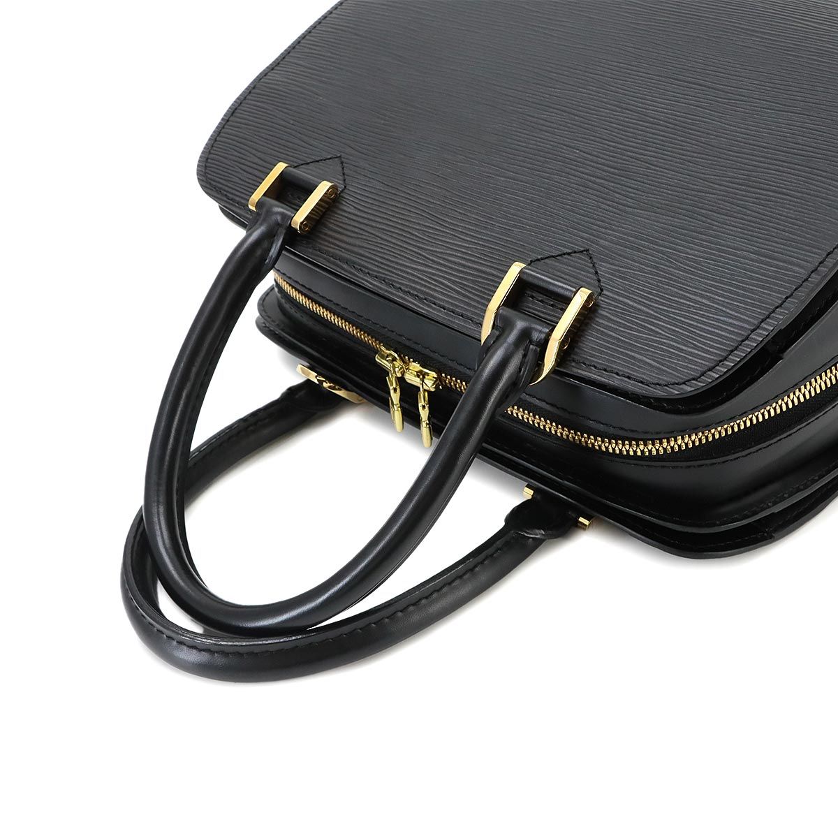Louis Vuitton Epi Pont Neuf Hand Bag Leather Noir Gold — view 5