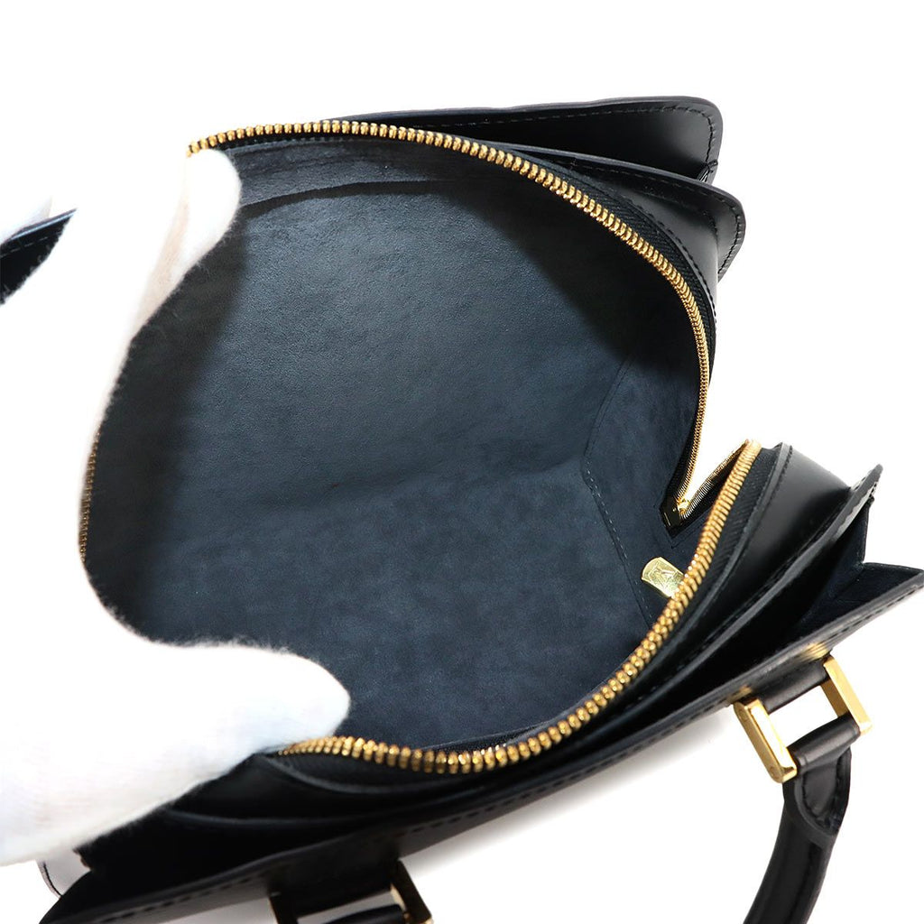 Louis Vuitton Epi Pont Neuf Hand Bag Leather Noir Gold — view 8