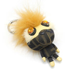Fendi Space Monkey Bag Charm Zucca Pattern Key Holder Keychain