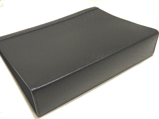 Louis Vuitton Pochette Voyage Clutch Taiga Noir Second — view 2