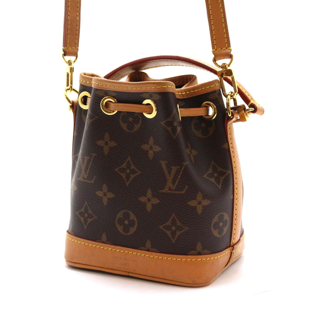 Louis Vuitton Nano Noe Monogram Shoulder Bag Canvas — view 3
