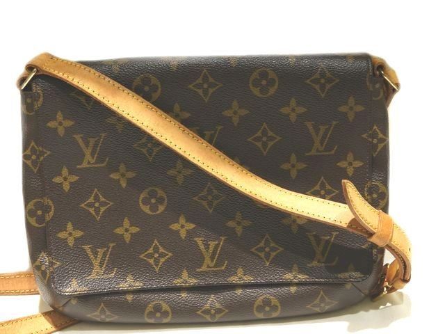 Louis Vuitton Musette Tango Long Shoulder Monogram Bag Crossbody Pochette