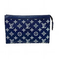 Louis Vuitton Gaston Wearable Wallet Monogram Shadow Ink Blue Shoulder Bag
