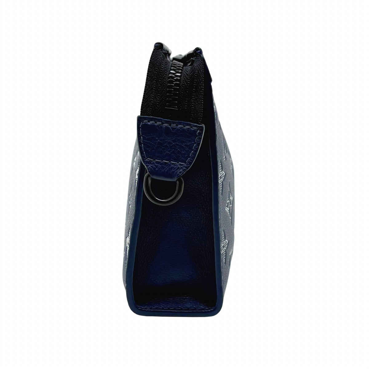 Louis Vuitton Gaston Wearable Wallet Monogram Shadow Ink Blue Shoulder Bag — view 2