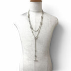 Hermes Chaine D'ancre Farandole Long Necklace Silver — view 2