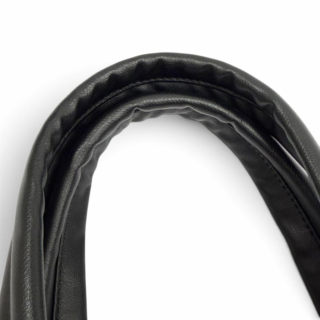 Chanel Paris Biarritz PM CC Logo Leather Tote Black — view 7