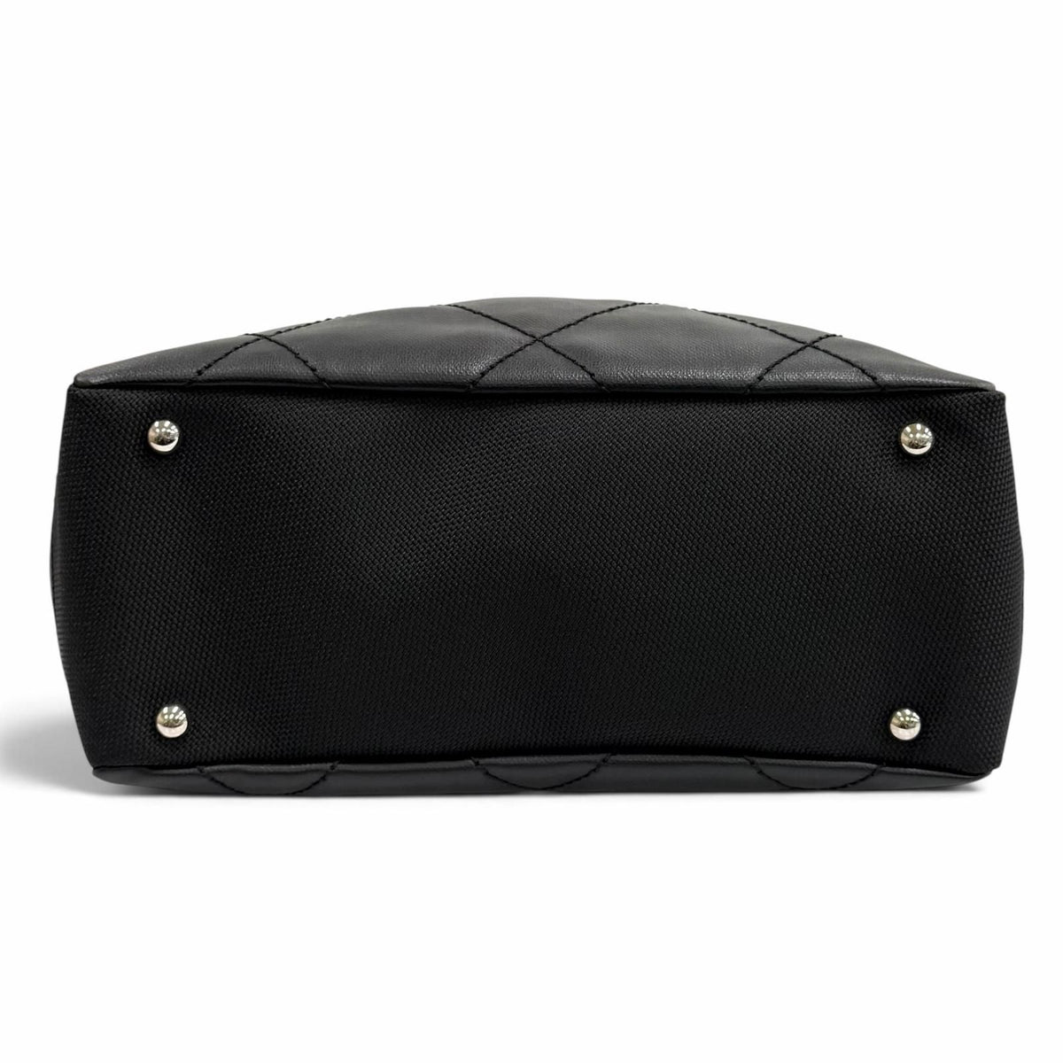 Chanel Paris Biarritz PM CC Logo Leather Tote Black — view 5