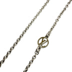 Louis Vuitton Necklace Essential V LV Circle Logo Silver — view 5