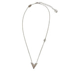 Louis Vuitton Necklace Essential V LV Circle Logo Silver — view 4