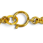 Chanel 94P Vintage CC Logo Chain Pendant Gold Necklace — view 6
