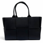 Bottega Veneta Small the Arco Tote Leather Handbag Black — view 3
