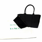 Bottega Veneta Small the Arco Tote Leather Handbag Black — view 2