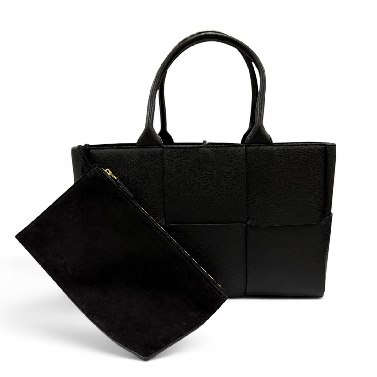 Bottega Veneta Small the Arco Tote Leather Handbag Black