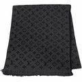 Louis Vuitton Monogram Classic Wool 100% Scarf Anthracite