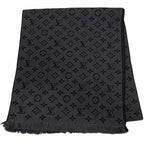 Louis Vuitton Monogram Classic Wool 100% Scarf Anthracite