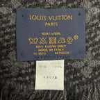 Louis Vuitton Monogram Classic Wool 100% Scarf Anthracite — view 7