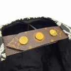 Louis Vuitton Monogram Flower Lambskin Use Hat Cap Black — view 7