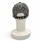 Louis Vuitton Monogram Flower Lambskin Use Hat Cap Black — view 3