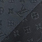 Louis Vuitton Logomania Scarf Wool Silk Monogram Dark Gray — view 5