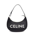 Celine Shoulder Bag Medium Ava Black White Leather Silver