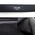 Celine Shoulder Bag Medium Ava Black White Leather Silver — view 6