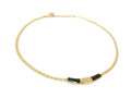 Dior Necklace Vintage Gold Metal Rhinestone