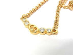Dior Necklace Vintage Gold Metal — view 2