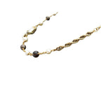 Chanel Necklace Pearl Bijou Stone CC Logo Gold — view 4