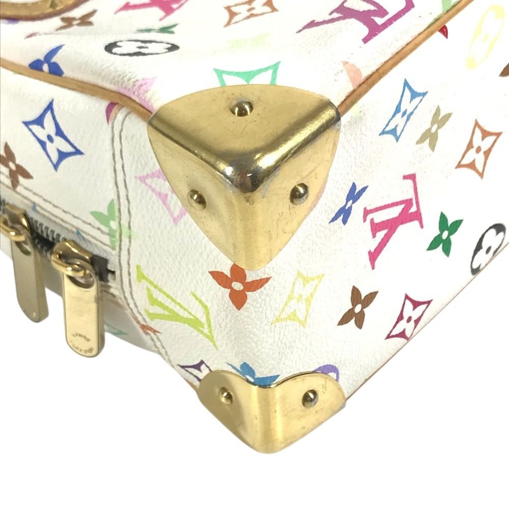 Louis Vuitton Handbag Trouville Monogram Multicolor Canvas White — view 6