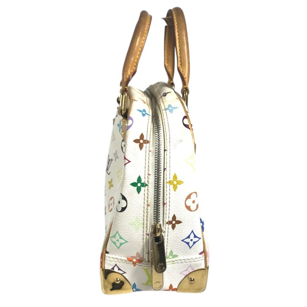 Louis Vuitton Handbag Trouville Monogram Multicolor Canvas White — view 4